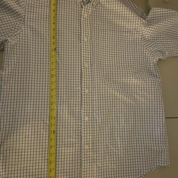DULUTH WrinkleFighter Magnetic Closure Short Sleeve Plaid Dress Shirt Mens Large - Picture 4 of 8
